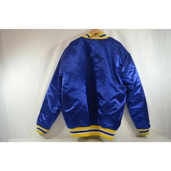 Mitchell &  Ness Golden State Warriors Satin Jacket Hardwood Classics 2XL Mens - Picture 6 of 8